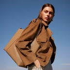 Abree Yeşil Kadın Süet Deri Ceket