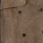 Abree Yeşil Kadın Süet Deri Ceket