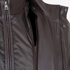 Adahy Kahve Erkek Deri Mont