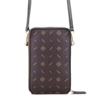 Adale Siyah Kadın Monogram Telefon Çantası