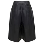 Adele Kadın Deri Bermuda Pantolon