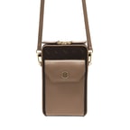 Adele Pudra Monogram Deri Telefon Çantası