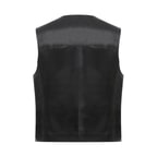 Aditsan Siyah Erkek Deri Yelek