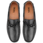 Adriana Siyah Erkek Deri Loafer