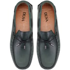 Adriana Yeşil Erkek Deri Loafer