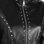 Ady Siyah Kadın Deri Ceket