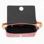 Afrooz Bordo Kadın Deri Omuz Çantası