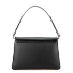 Afrooz Siyah Kadın Kroko Baskılı Deri Omuz Çantası