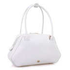 Afsoon Beyaz Kadın Deri Omuz Çantası