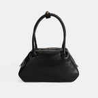 Afsoon Siyah Kadın Deri Omuz Çantası