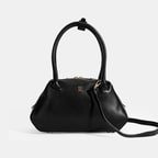 Afsoon Siyah Kadın Deri Omuz Çantası