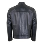 Agostino Siyah Erkek Deri Ceket