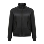 Akando Siyah Erkek Bomber Deri Ceket