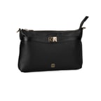 Akele Siyah Kadın Deri Postacı Çantası