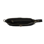 Akele Siyah Kadın Deri Postacı Çantası