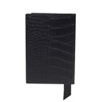 Alameda Mat Kroko Baskılı Deri Pasaportluk