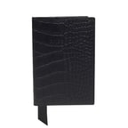 Alameda Mat Kroko Baskılı Deri Pasaportluk