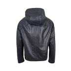 Alanzo Gri Erkek Çift Taraflı Bomber Deri Ceket