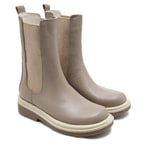 Alee Vizon Kadın Yandan Lastikli Deri Chelsea Bot