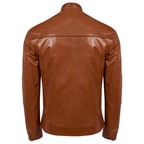 Aleron Erkek Çift Taraflı Deri Mont