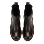 Alexis Kahve Kadın Lastikli Deri Chelsea Bot