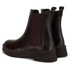 Alexis Kahve Kadın Lastikli Deri Chelsea Bot