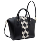 Algebra Kadın Patchwork Deri Omuz Askılı Çanta