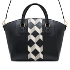 Algebra Kadın Patchwork Deri Omuz Askılı Çanta