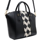 Algebra Kadın Patchwork Deri Omuz Askılı Çanta