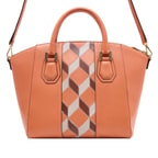 Algebra Kadın Patchwork Deri Omuz Askılı Çanta