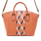 Algebra Kadın Patchwork Deri Omuz Askılı Çanta