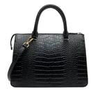 Algue Kadın Kroko Baskılı Deri Omuz Askılı Çanta