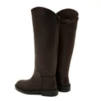 Alice Kahve Kadın Deri Çizme