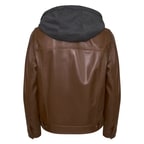 Alicia Konyak Kadın Deri Kapüşonlu Ceket