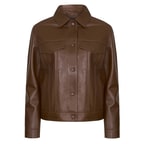 Alicia Konyak Kadın Deri Kapüşonlu Ceket