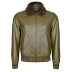 Alijha Haki Erkek Deri Mont