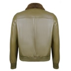 Alijha Haki Erkek Deri Mont