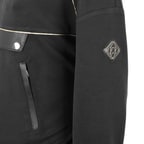 Altessa Siyah Kadın Deri Detaylı Sweatshirt