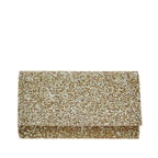 Altın Plant Zincir Detaylı Kadın Gece Çantası