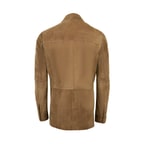 Alvise Kahve Erkek Süet Deri Ceket