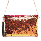 Anais Fuşya Kadın Payetli Portföy Çanta