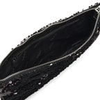 Anais Siyah Kadın Payetli Portföy Çanta