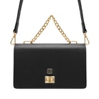 Anais Siyah Kadın Zincir Detaylı El Çantası