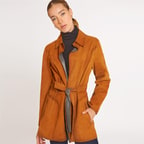 Andra Kadın Çift Taraflı Deri Pardösü