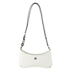 Annie Beyaz Kadın Deri Omuz Çantası
