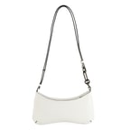 Annie Beyaz Kadın Deri Omuz Çantası