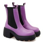 Anton Mor Kadın Yandan Lastikli Deri Bot