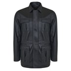 Anton Siyah Erkek Deri Kaban