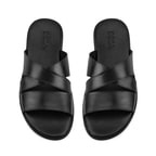 Antonie Siyah Erkek Deri Terlik