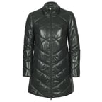 Aoibhinn Kadın Şişme Deri Mont